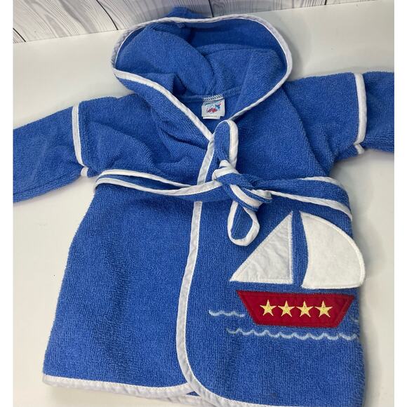 Silly Philly Sailboat Children’s Robe/Cover Up. -Size 24 months USA - Picture 1 of 6